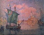 Paul Signac Venise-Le Nuage Rose Spain oil painting artist